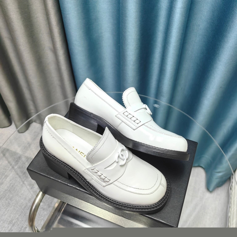 Ch*el leather shoes